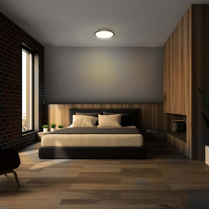 Feit Electric 1 Inch 13.7W 1100 Lumens LED Ceiling Light Fixture White, large image number 8