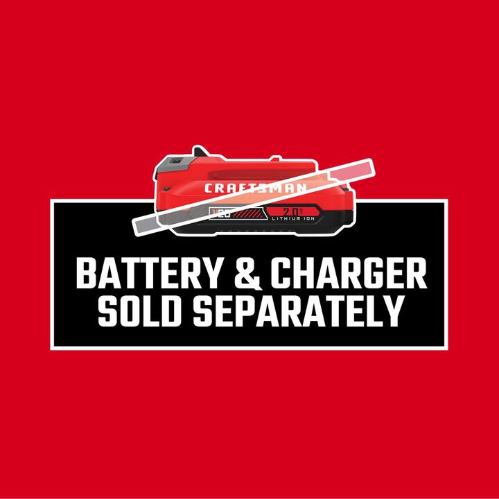 CRAFTSMAN V20 BRUSHLESS RP Cordless Drywall Screwgun (Bare Tool), large image number 8