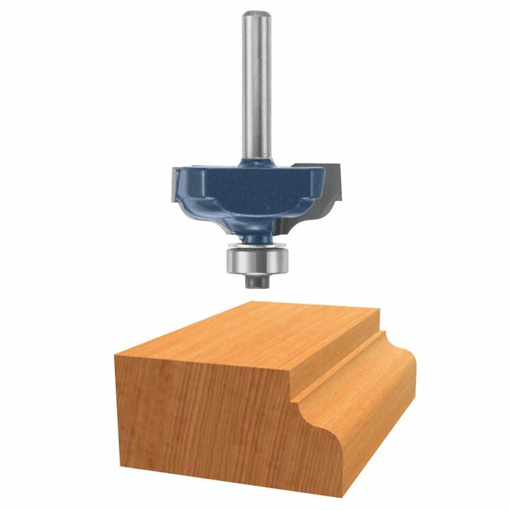 Bosch 1-3/8 Inch x 9/16 Inch Carbide Tipped Ogee with Fillet Bit
