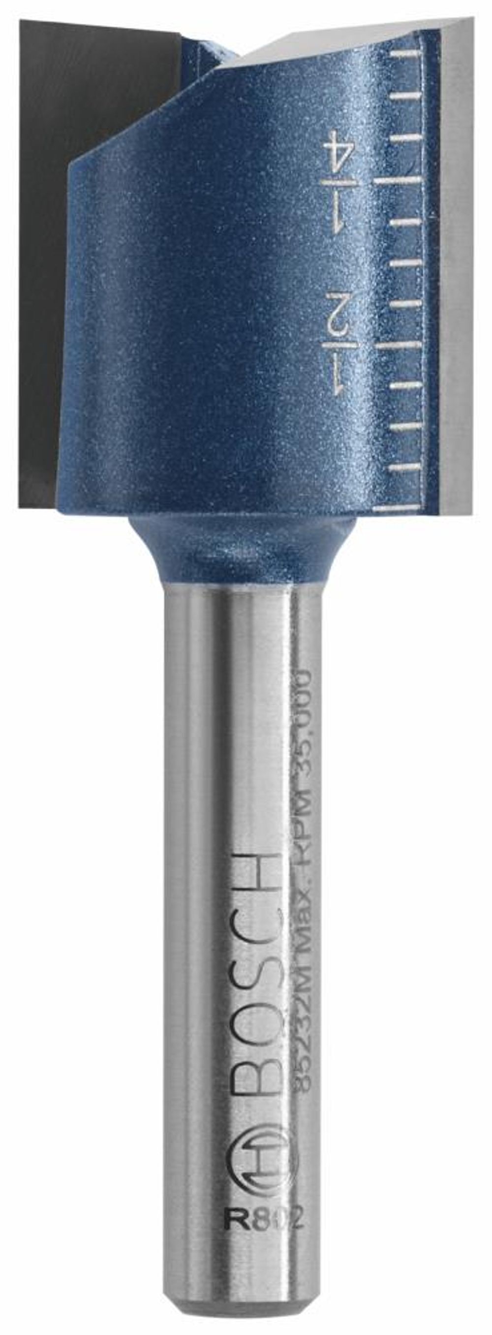 Bosch 3/4in x 3/4in Carbide Tipped Double Flute Straight Router Bit, large image number 5