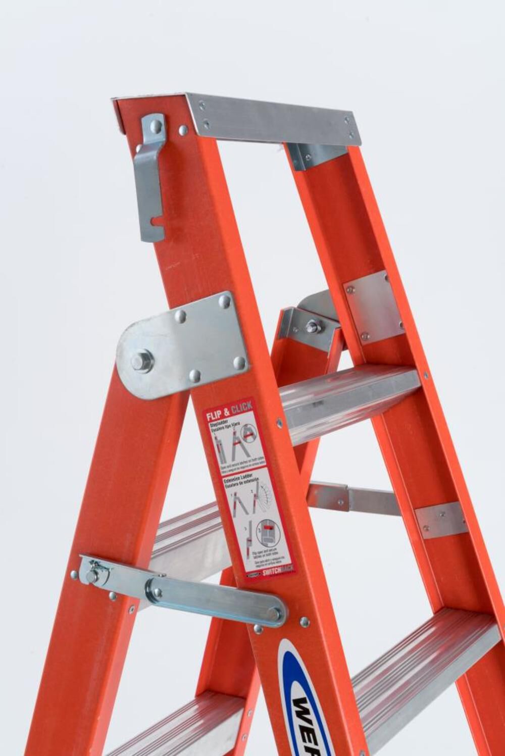 Werner 10Ft LEANSAFE Type IA Fiberglass Leaning Ladder, large image number 3