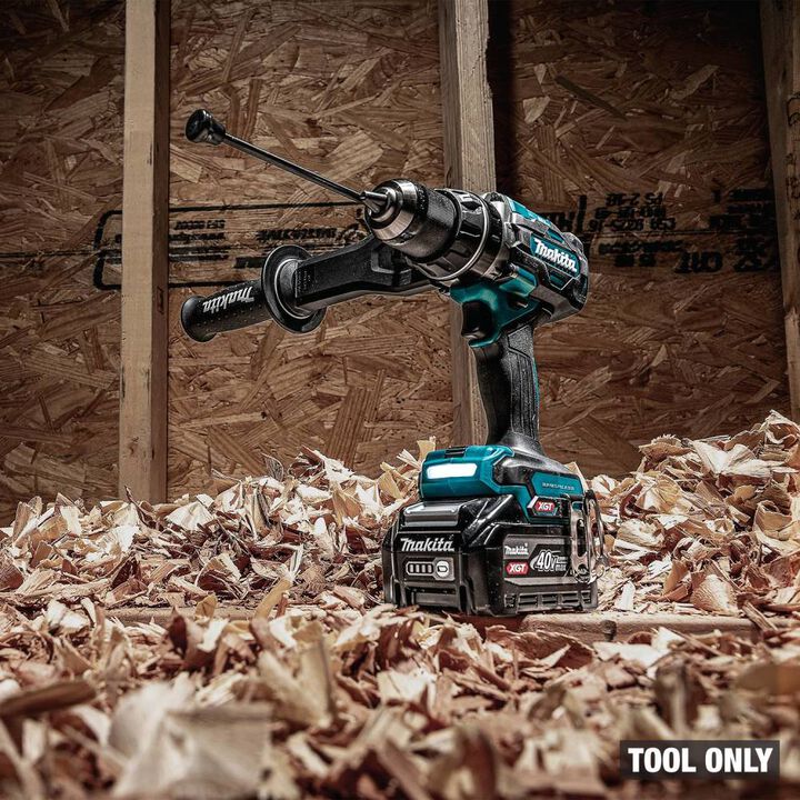 Makita 40V Max XGT Brushless Cordless 3-Speed 1/2 Inch Hammer Drill Driver (Bare Tool), large image number 2
