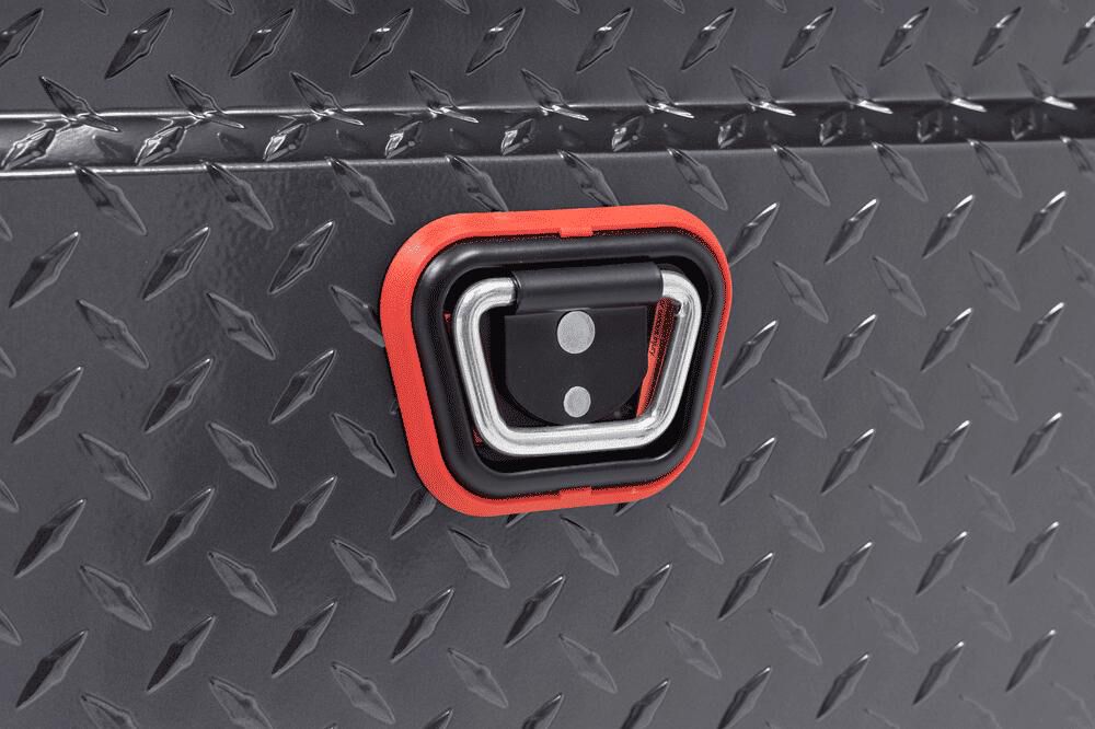 Weather Guard Saddle Truck Tool Box Aluminum Compact Deep Gunmetal Gray, large image number 8