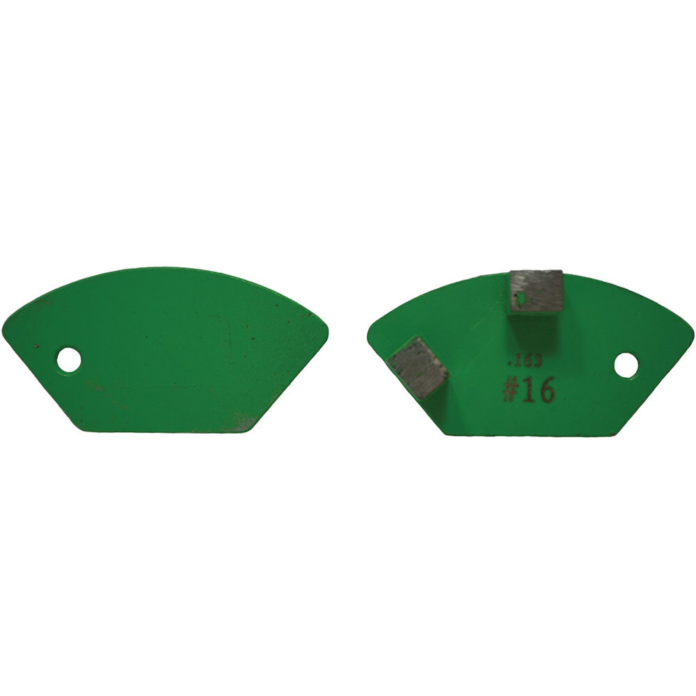National Flooring Equipment Half Bar Diamond Insert - 16 Grit, large image number 1