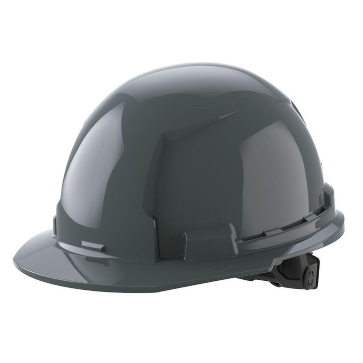 Milwaukee Gray Front Brim Hard Hat with 6pt Ratcheting Suspension Type 1 Class E, large image number 0