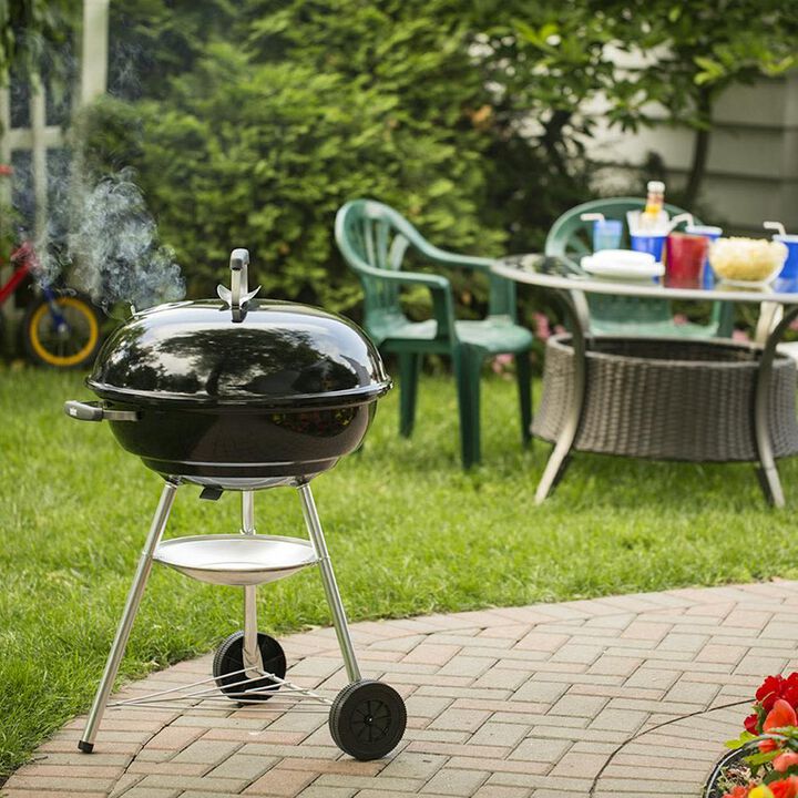 Weber Jumbo Joe 22 Inch Premium Charcoal Grill, Black, large image number 4