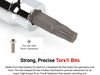 Tekton 3/8 Inch Drive Torx Bit Socket Set with Rail, 12 Piece (T10-T60), small image number 2