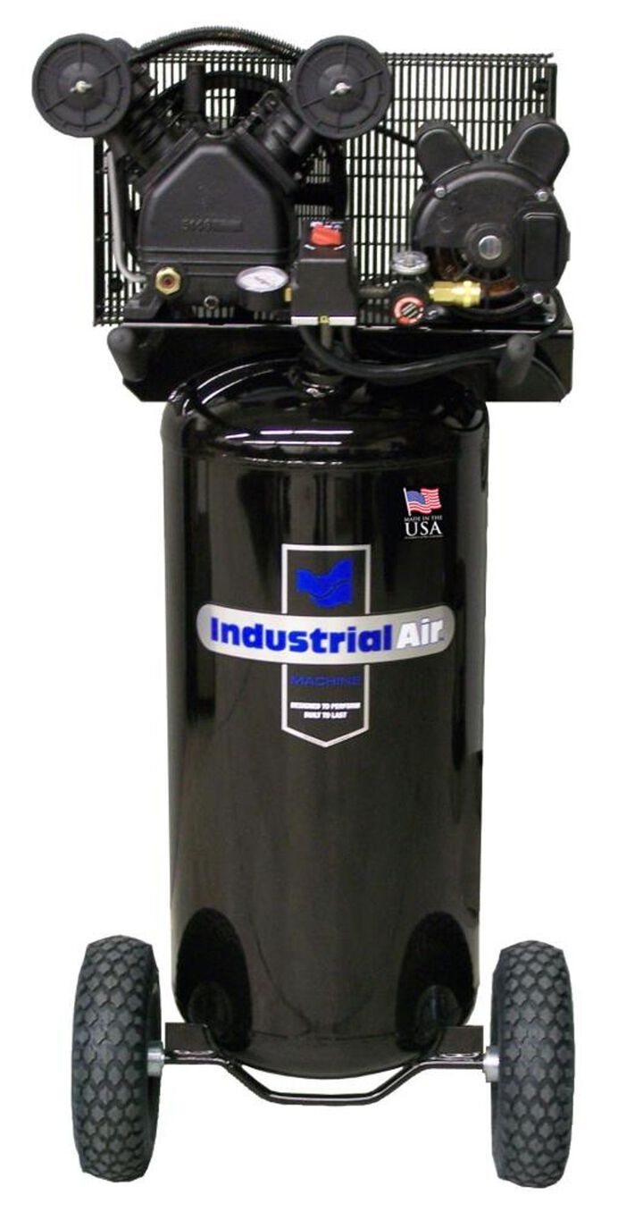 Industrial Air Compressor 1.6 HP 20 Gallon Portable Cast Iron Belt Drive