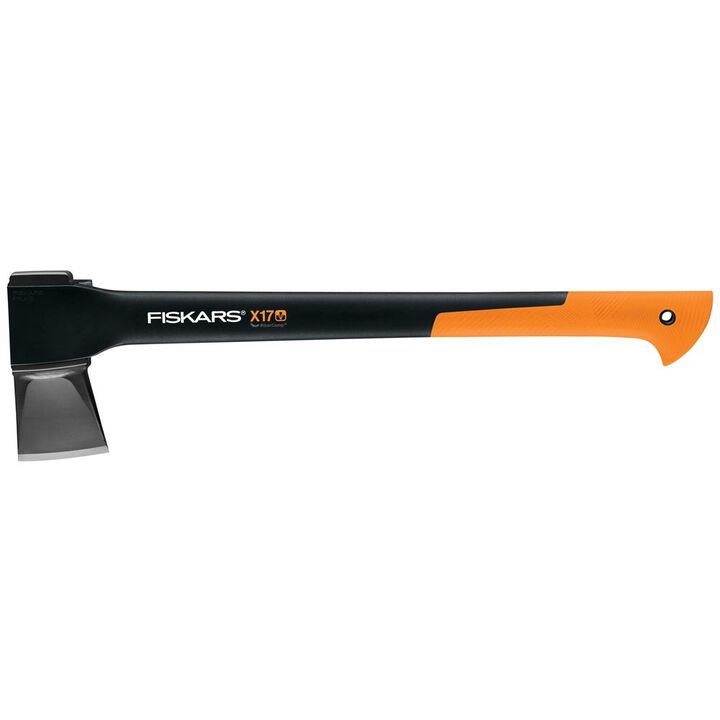 Fiskars X17 23 Inch Forged Steel Single Bit Splitting Axe, Black and Orange, large image number 1