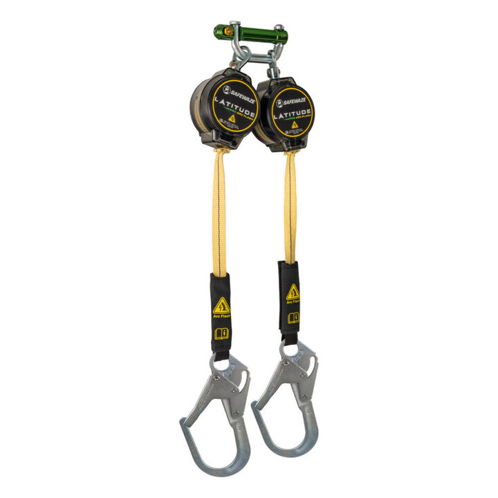 Safewaze Latitude Pro Arc Flash 7 Ft. Dual Web SRL-P: 9013 BWB, Rebar Hooks