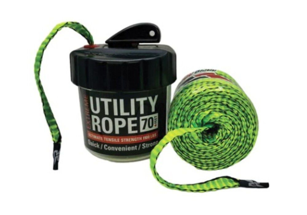 Rapid Rope Utility Rope and Canister 70 Ft Neon Green, large image number 2