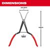 Milwaukee 13inch Long Reach Hose Grip Pliers -5/16inch, small image number 4