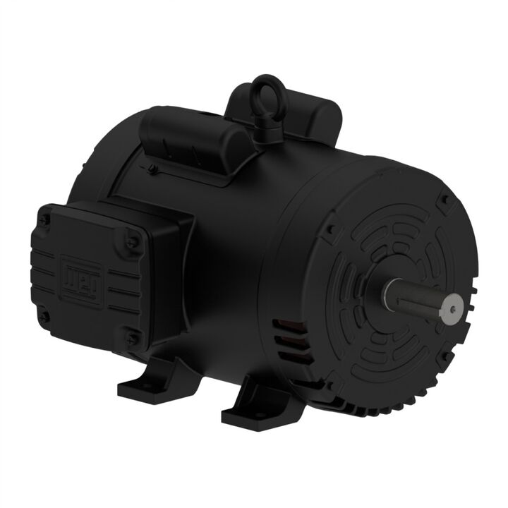 WEG 208-230V 5HP 1750 Rpm Compressor Electric Motor W/Reset, large image number 1