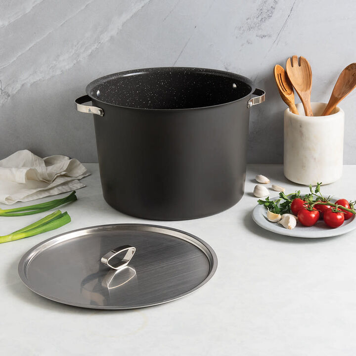 Nordic Ware Aluminized Steel Verde 20 Qt Stock Pot with Lid, large image number 2