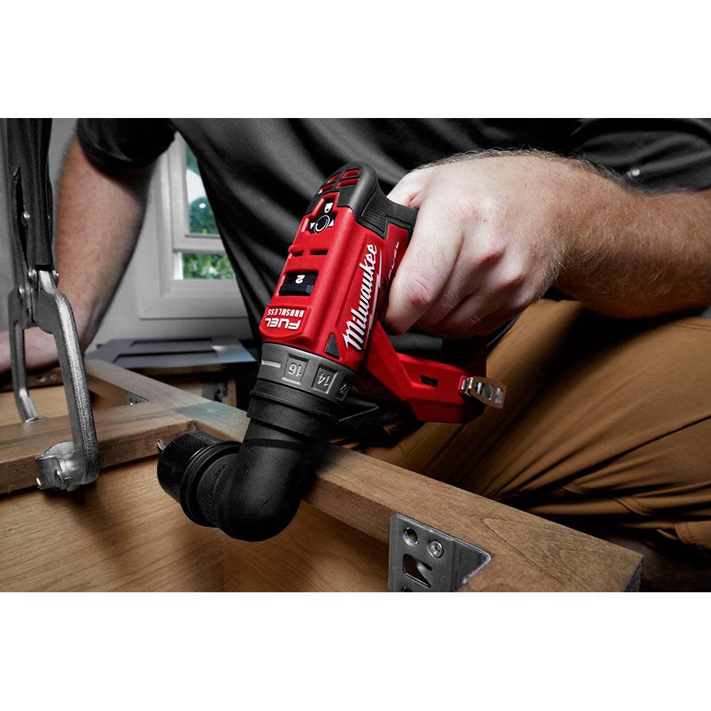 Milwaukee M12 FUEL Installation Drill/Driver Kit PACKOUT Low-Profile Organizer 60pc SHOCKWAVE Drill Bit Set & 23pc Titanium Drill Bit Set, large image number 24