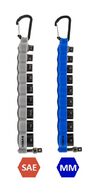 Vega Blue Carabiner 3/8 Inch Square Drive Metric Impact Socket Set, 10 Pieces, small image number 3