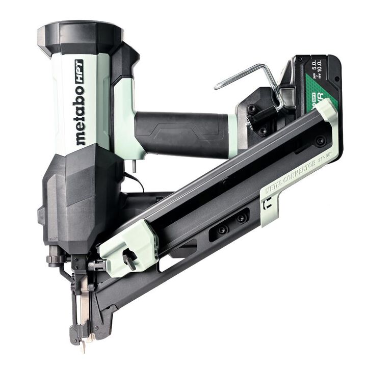 Metabo HPT Gen 3 Cordless Pneumatic 18V Metal Connector Nailer Kit