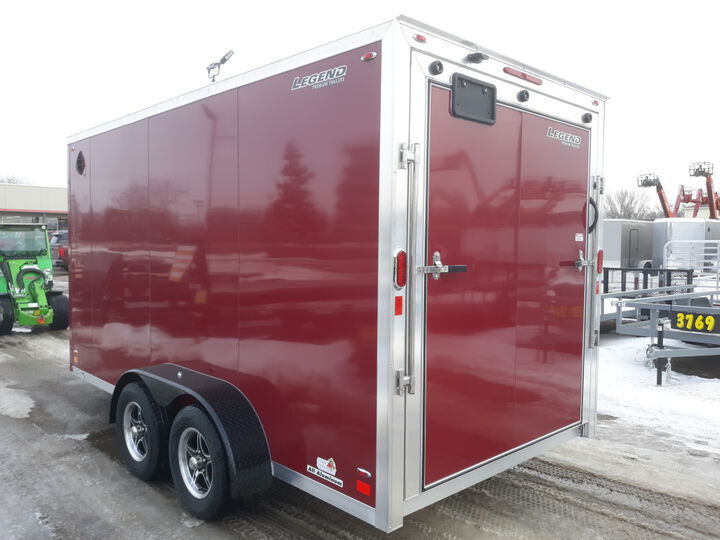 Legend Premium Trailers 7'x17' Flat Top Series Aluminum V-Nose, large image number 11