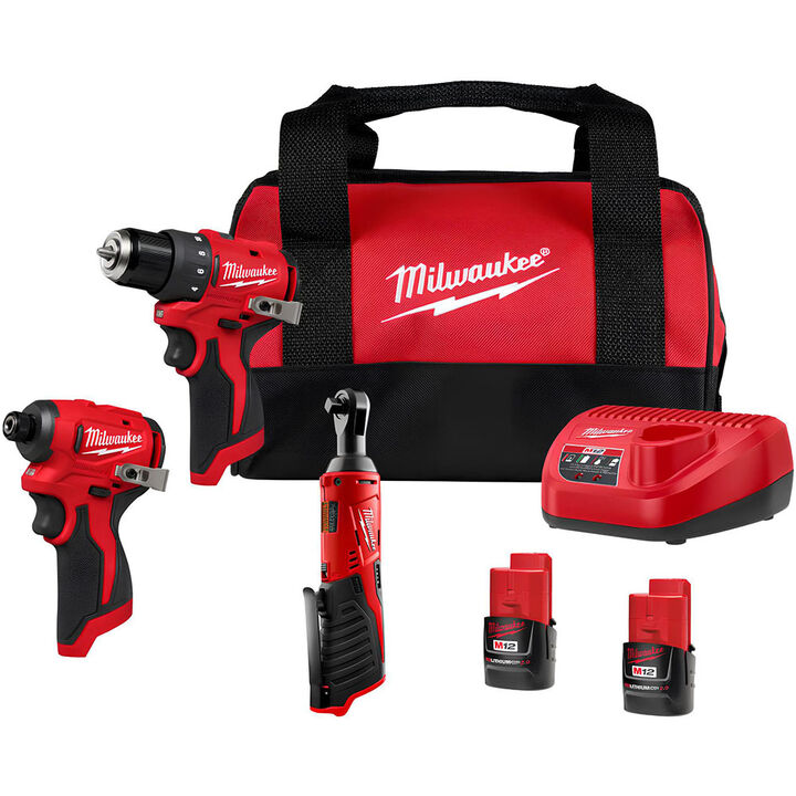 Milwaukee M12 3-Tool Combo Kit