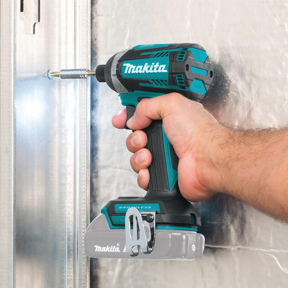 Makita 18V LXT Lithium-Ion Brushless Cordless 3 Speed Impact Driver (Tool Only) & ImpactX 100 pc. Driver Bit Set Bundle, large image number 5