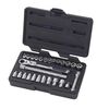 GEARWRENCH 27 Pc 1/4in Drive Pass-Thru 6 Point Standard SAE/Metric Mechanics Tool Set, small image number 1