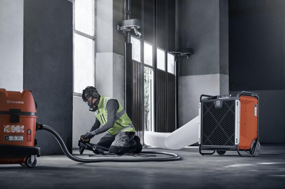 Husqvarna Construction A 100 120V Electric HEPA Air Scrubber, large image number 10