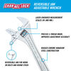 Channellock 10 Inch Vanadium Steel Reversible Jaw Extra Wide Adjustable Wrench, small image number 2