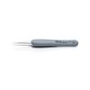 Knipex 4 Inch SS Blunt Tip Precision Tweezer with ESD Handle, small image number 2