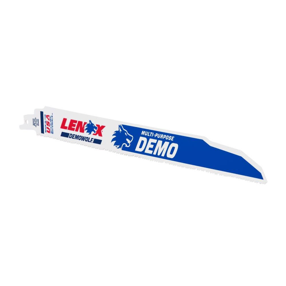 Lenox 12in 10 TPI DEMOWOLF Reciprocating Saw Blade 25pk, large image number 3