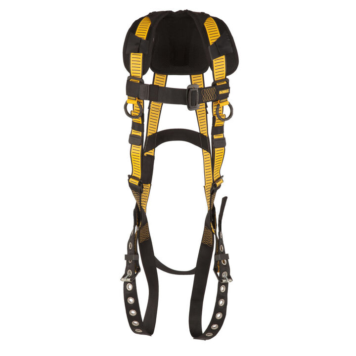 DEWALT D1000 Series XL-2XL TB Leg PT Chest Vest Style Harness with Back Pad