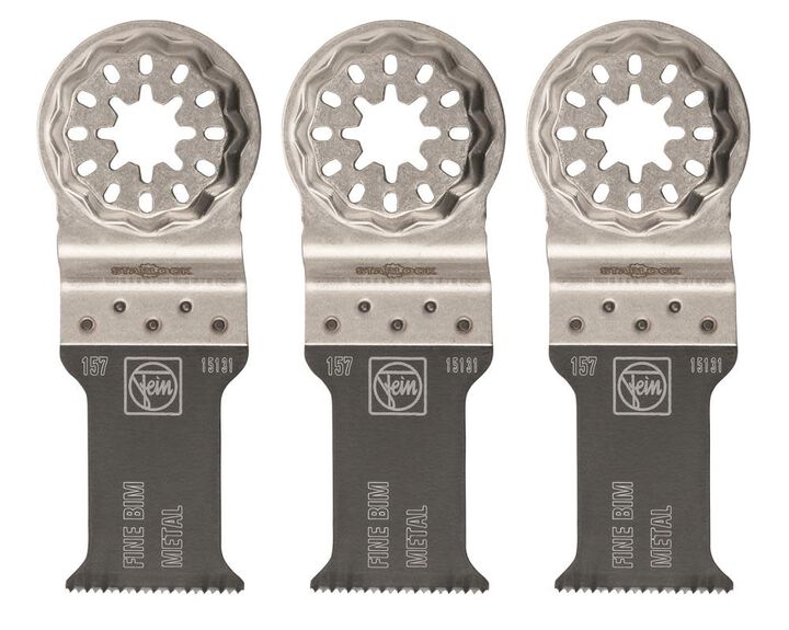 Fein StarLock E-Cut 157 Fine Saw Blade with Bi Metal Fine Teeth