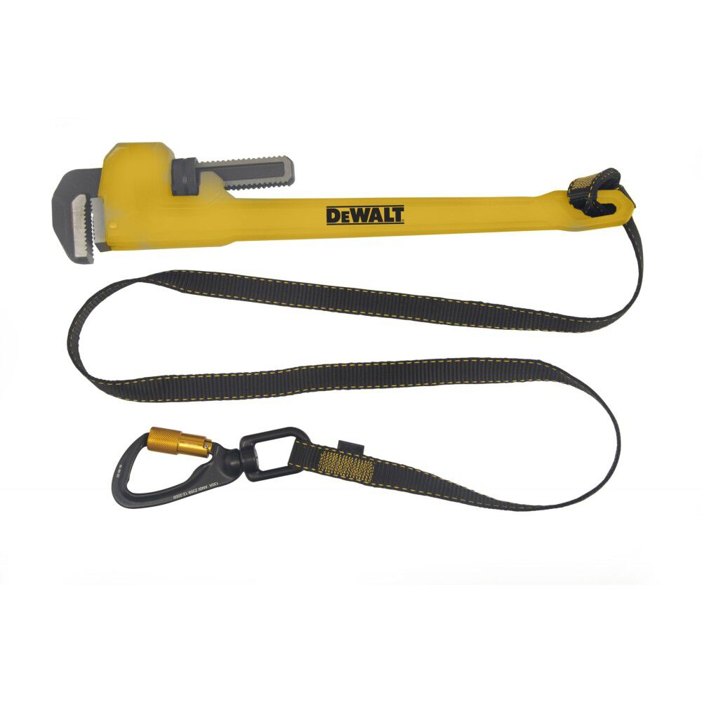 DEWALT 80 Lbs 70 in Polyester & Aluminum Single Leg Tool Lanyard, large image number 4