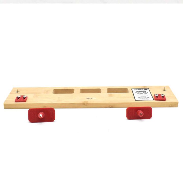 Big Horn 17 Inch Carrier 3 Pocket Door Edge Multi-Latch Mortising Template, large image number 0