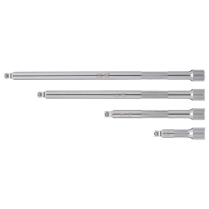 Milwaukee 3/8 Drive Wobble Extension Set 4pc