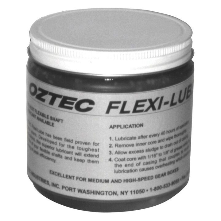 Oztec Industries 1 Lbs Jar Flexi-Lube Concrete Vibrator Flexible Shaft Lubricant, large image number 1