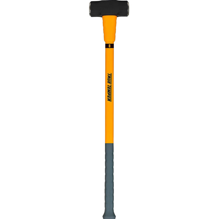 True Temper Toughstrike Sledge Hammer Fiberglass Handled 8 Lbs
