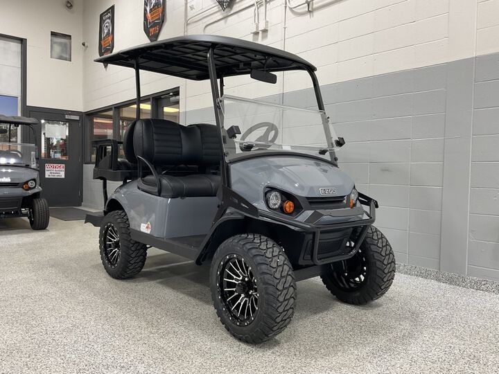 E-Z-GO Express S4 Elite 4 Passenger Battery Golf Cart Slate Gray, large image number 2