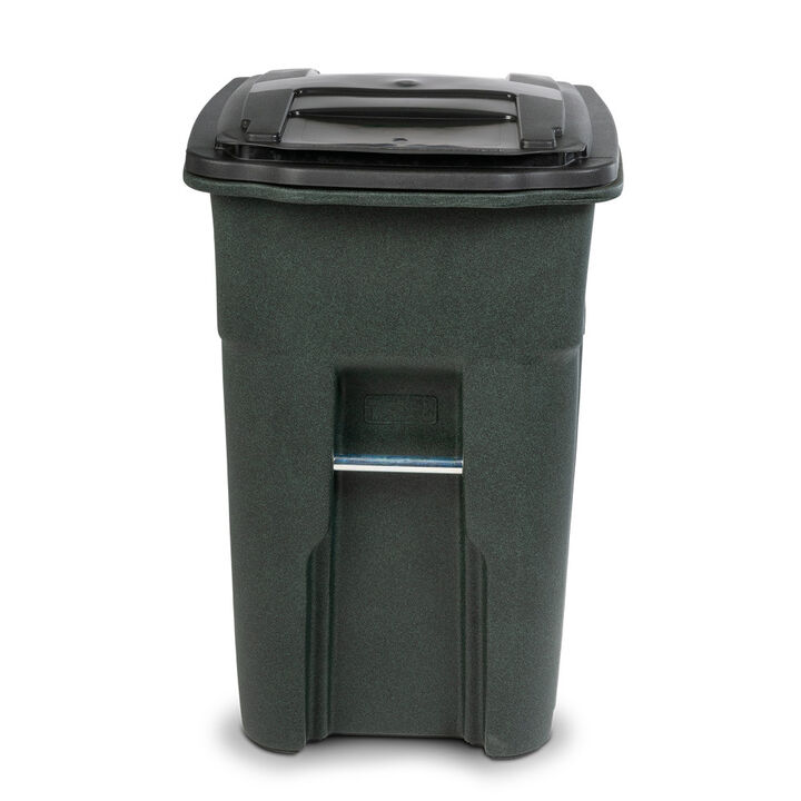 Toter 48 Gallon Trash Can with Smooth Wheels and Lid, large image number 4