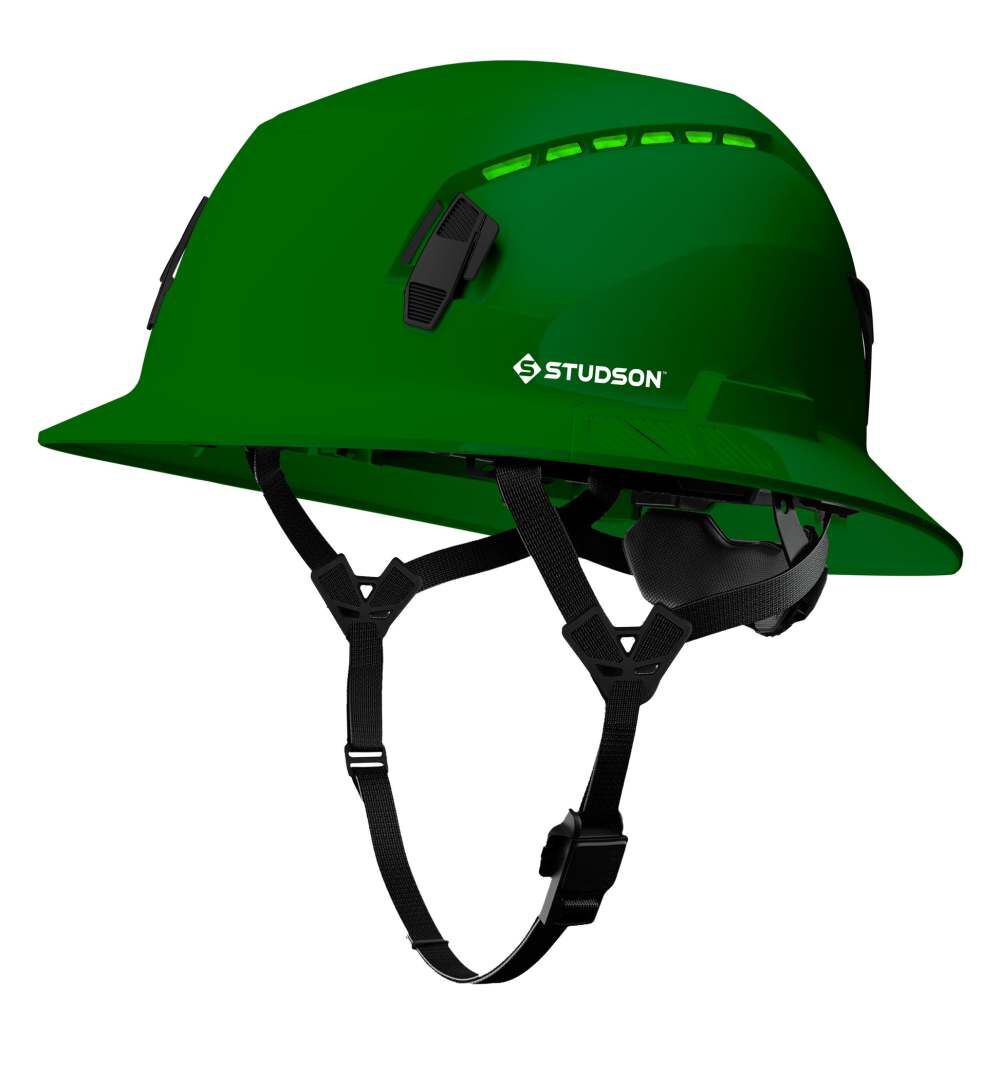 Studson Full Brim Vented Safety Helmet Type 2 Class C Forest Green 2XL, large image number 1