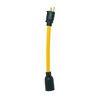 Southwire STW GENCORD Locking Cord Adapter 12/3  9 Inch, small image number 1