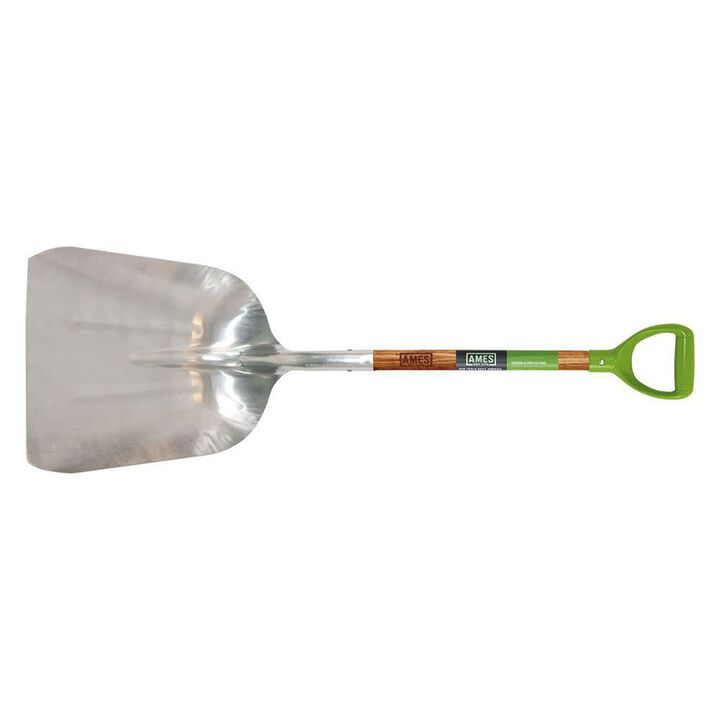 Ames 24.5 Inch D-Handle Aluminum Scoop