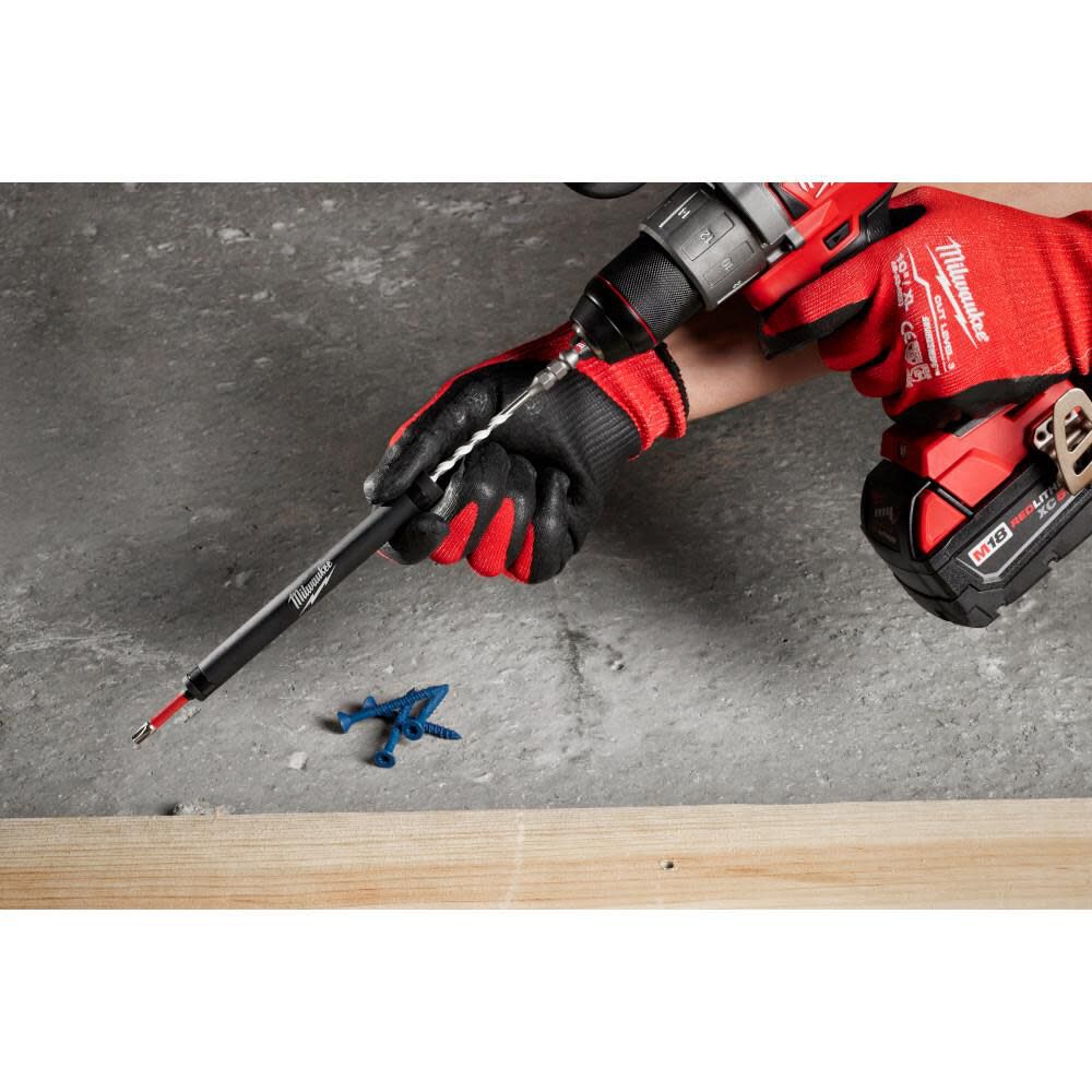 Milwaukee SHOCKWAVE Impact Duty Carbide Multi Material Drill Bit Concrete Screw Install Kit 7pc, large image number 10