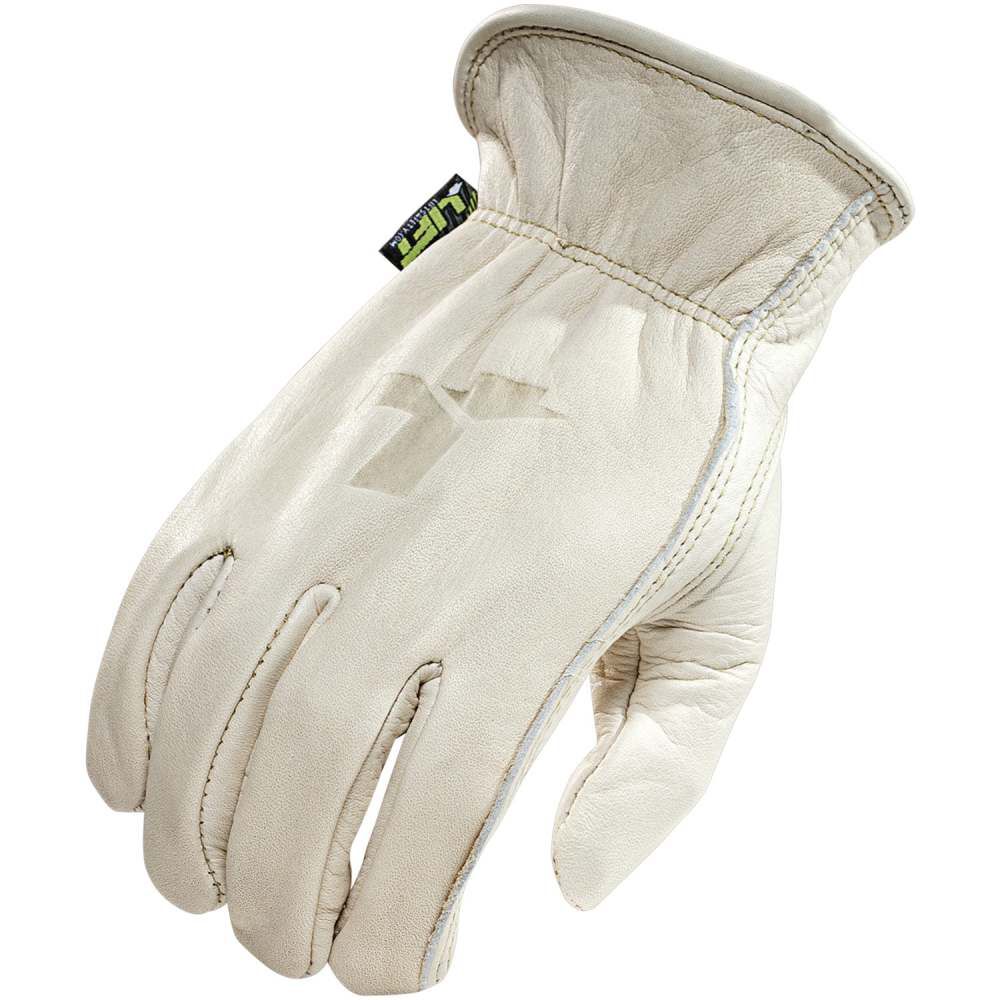 Lift Safety 8 Seconds Off-White Top-Grain Cowhide Leather Gloves, large image number 1