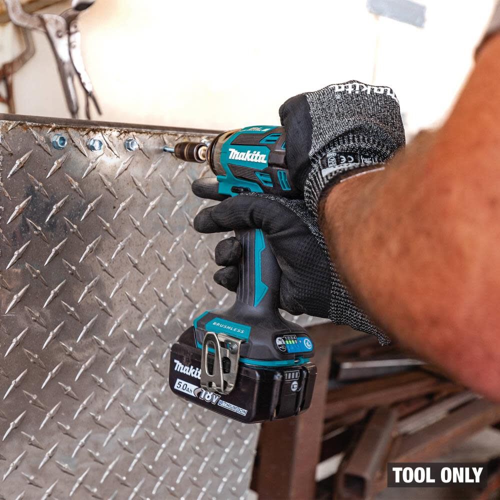 Makita 18V LXT Lithium Ion Brushless Cordless Quick Shift Mode 4 Speed Impact Driver Tool Only & ImpactX 100 pc. Driver Bit Set Bundle, large image number 11