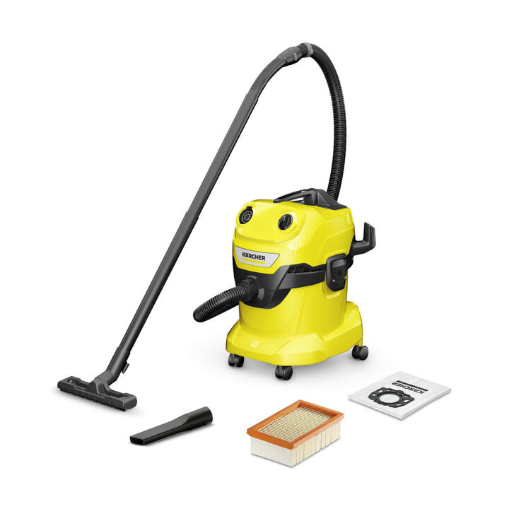 Karcher WD 4 120V 1100W 152 CFM Wet or Dry Vacuum