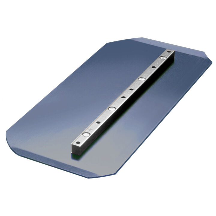 Kraft Tool Co 8 Inch x 18 Inch ProForm Ultra Blue Power Trowel Combination Blade, large image number 1