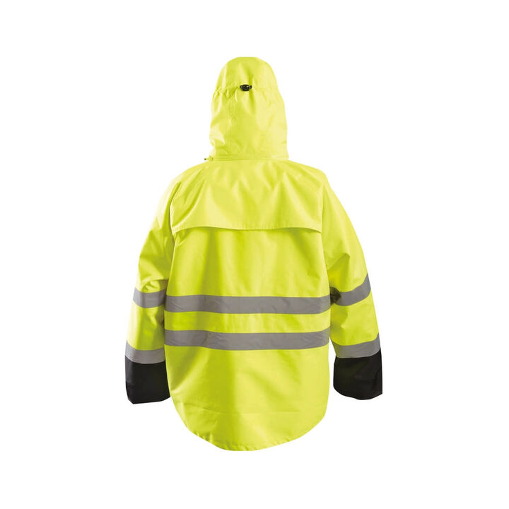 Occunomix Hi-Vis Yellow Rip Stop Fleece Barka Jacket 5X, large image number 1