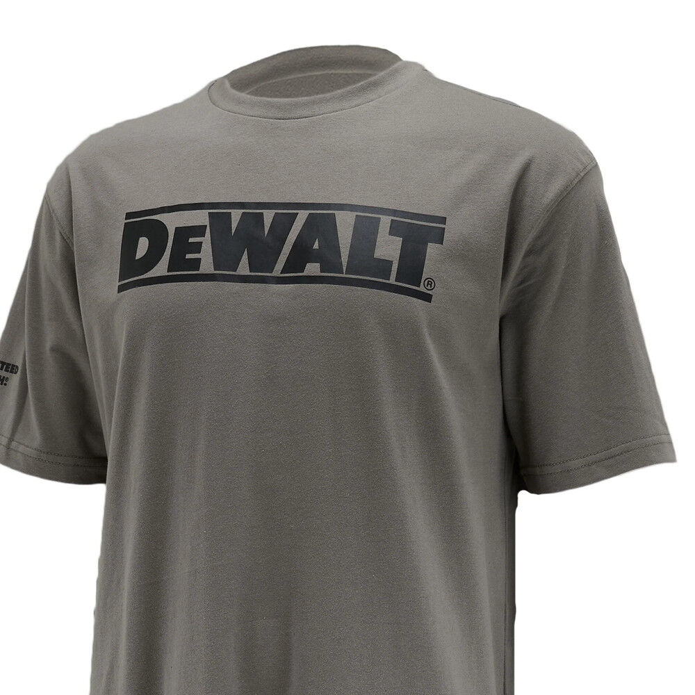 DEWALT Brand Carrier Short Sleeve T-Shirt Charcoal Medium, large image number 4