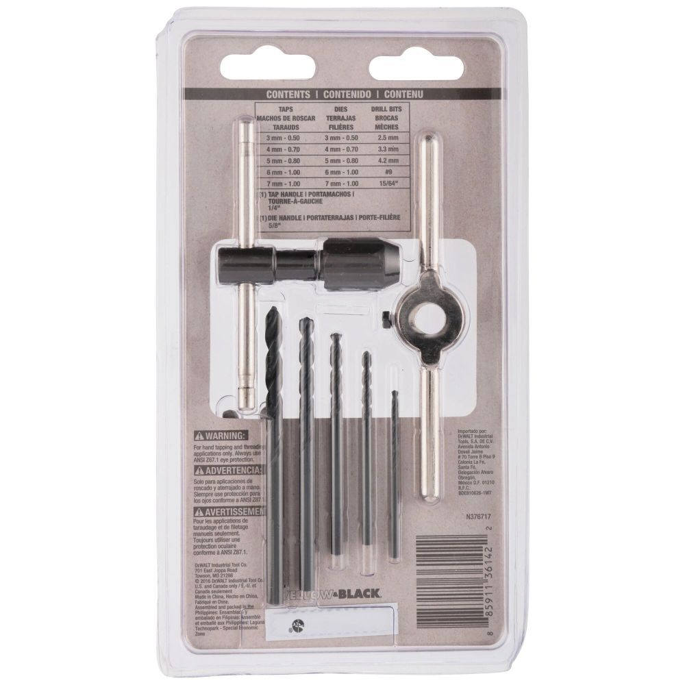 DEWALT Metric Tap and Die Set, 17 Pieces, large image number 4