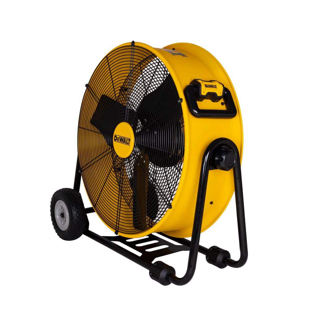 DEWALT 24 Inch Heavy-Duty Drum Fan with 12 Ft Power Cord, large image number 3